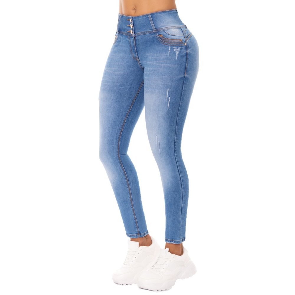Caquetá | High-Waist Butt Lifting Jeans - Pantalones Colombianos Levanta Cola